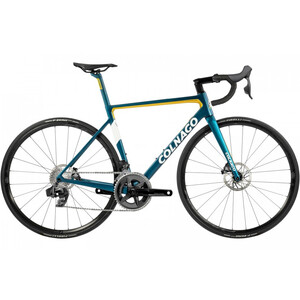 Colnago V3 Rival eTap AXS Disc Road Bike MKBL (Blue/Gold)